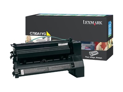 LEXMARK C782, X782e Toner gelb Verpackung