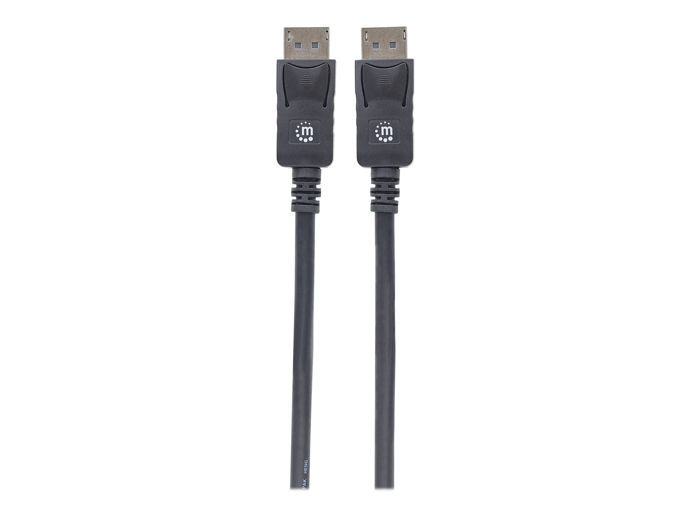 MANHATTAN DisplayPort Kabel 1m Vorderansicht
