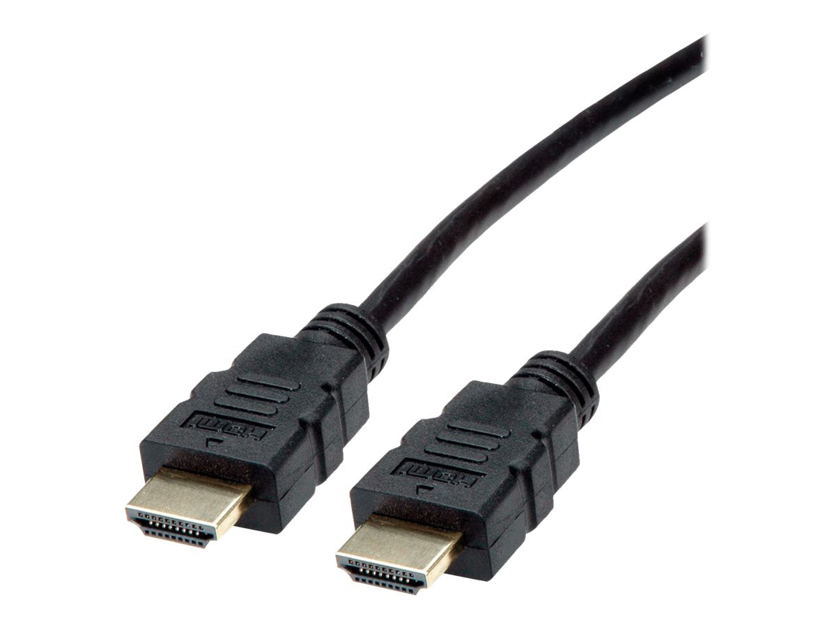 ROLINE HDMI High Speed Kabel mit Ethernet TPE 3m - Vorderansicht