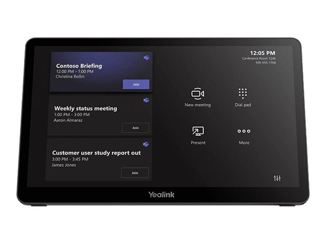 YEALINK MTouch Plus-EXT Touchpaneel Vorderansicht
