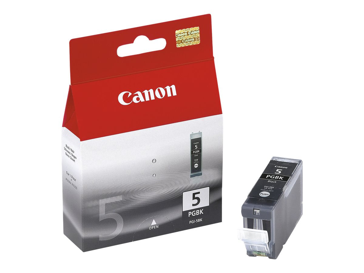 Detailansicht des CANON PGI-5BK Tintenbehälters