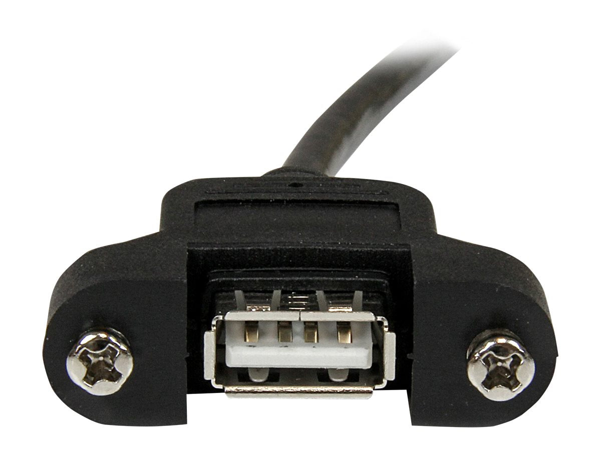STARTECH.COM 1 ft Panel Mount USB Cable A to A - F/M Vorderansicht