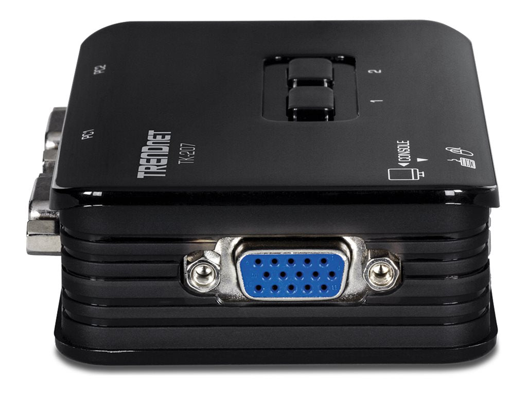 TRENDNET TK-207K KVM Switch Anschlüsse