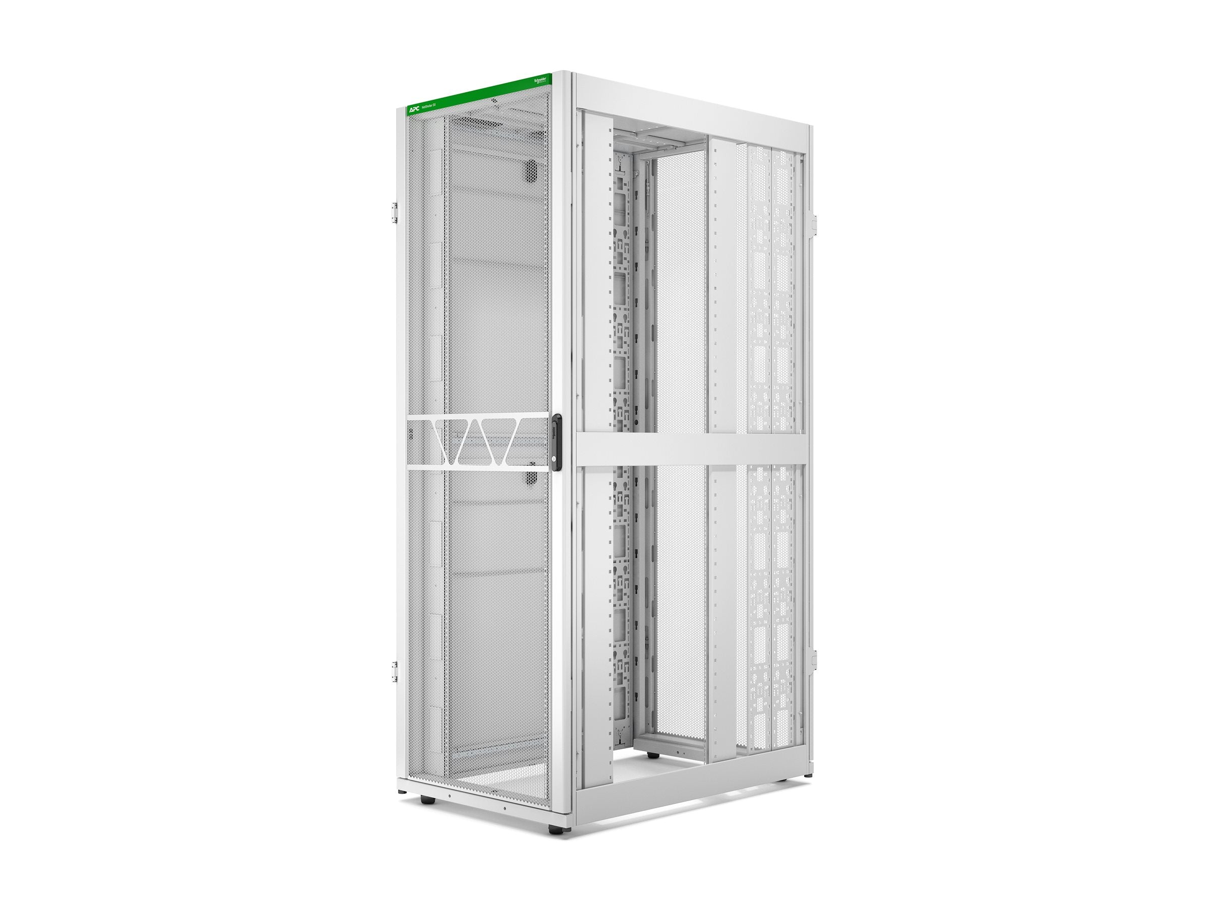 APC NetShelter SX Gen 2 Rack cabinet 2258H x 800W x 1200D mm with Sides floor-standing white 48U 19 TAA Compliant