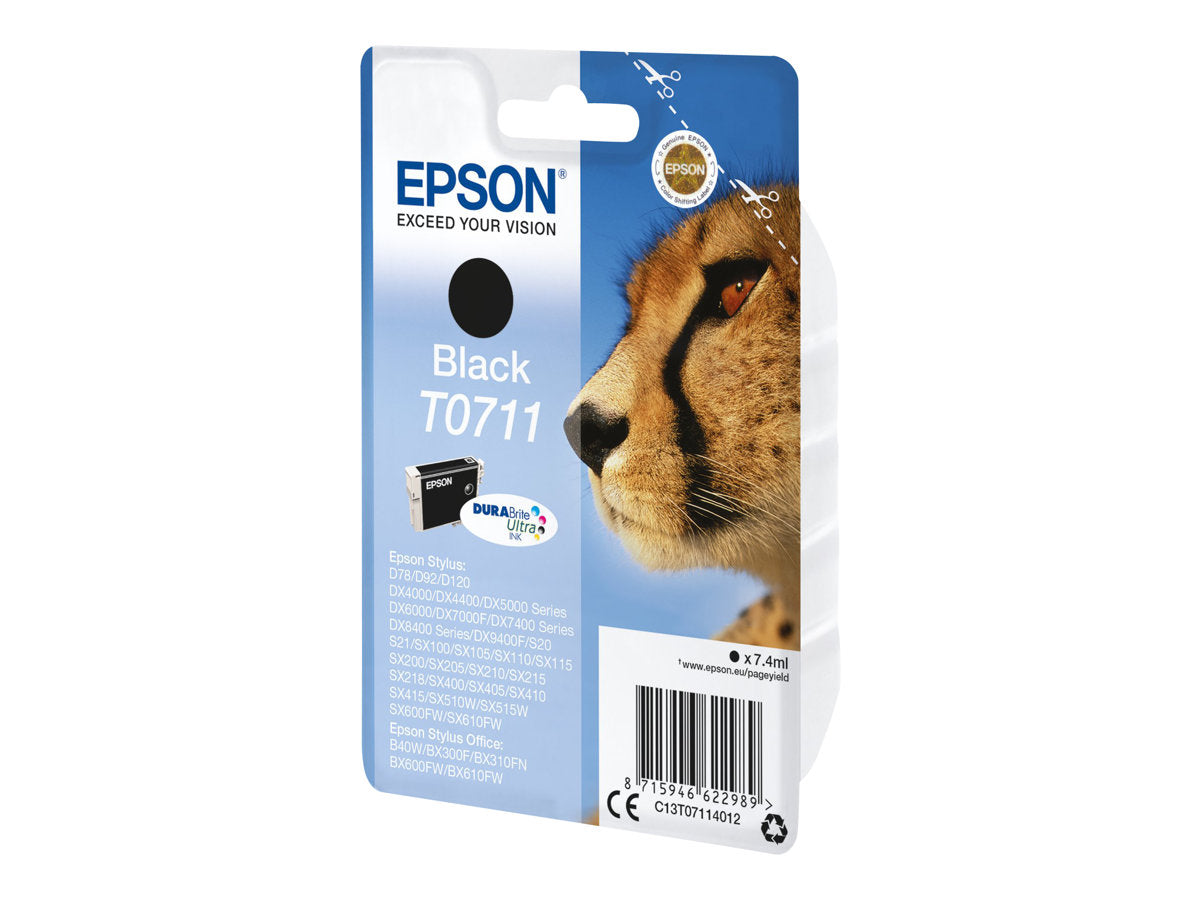 EPSON T0711 Tintenpatrone schwarz Detailansicht
