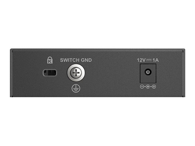 D-LINK DMS-105 5-Port Multi-Gigabit Switch Rückansicht