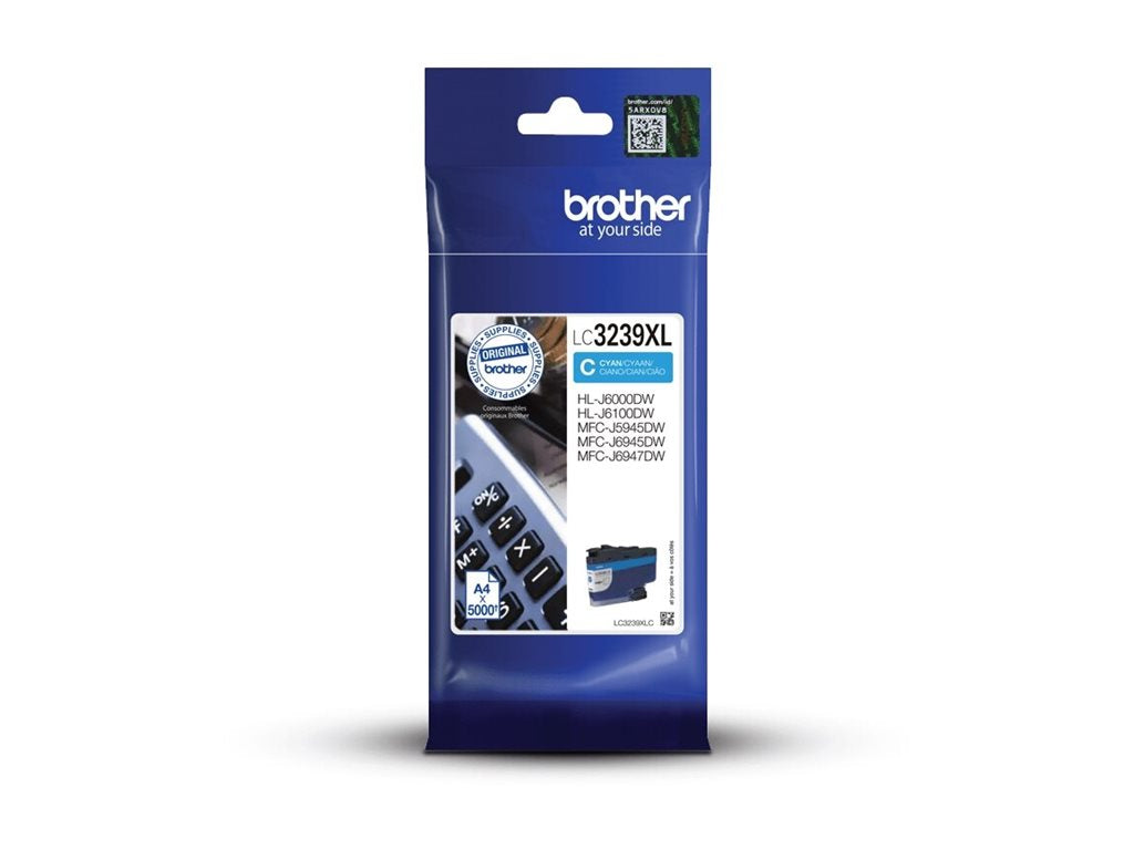 BROTHER LC-3239XLC Tintenpatrone Cyan Verpackung