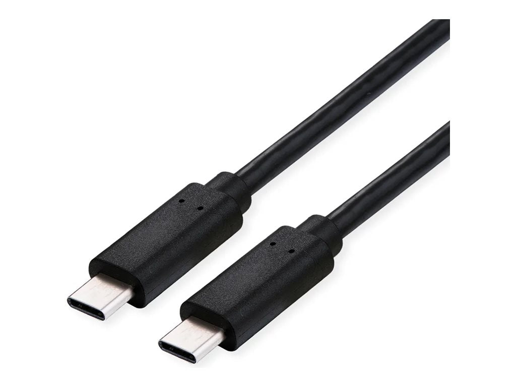 VALUE USB4 Gen3x2 Kabel C-C ST/ST 40Gbit/s 100W schwarz 1m - Vorderansicht
