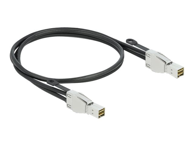 DELOCK PCI Express Kabel Mini SAS HD SFF-8674 zu SFF-8674 1m - Vorderansicht