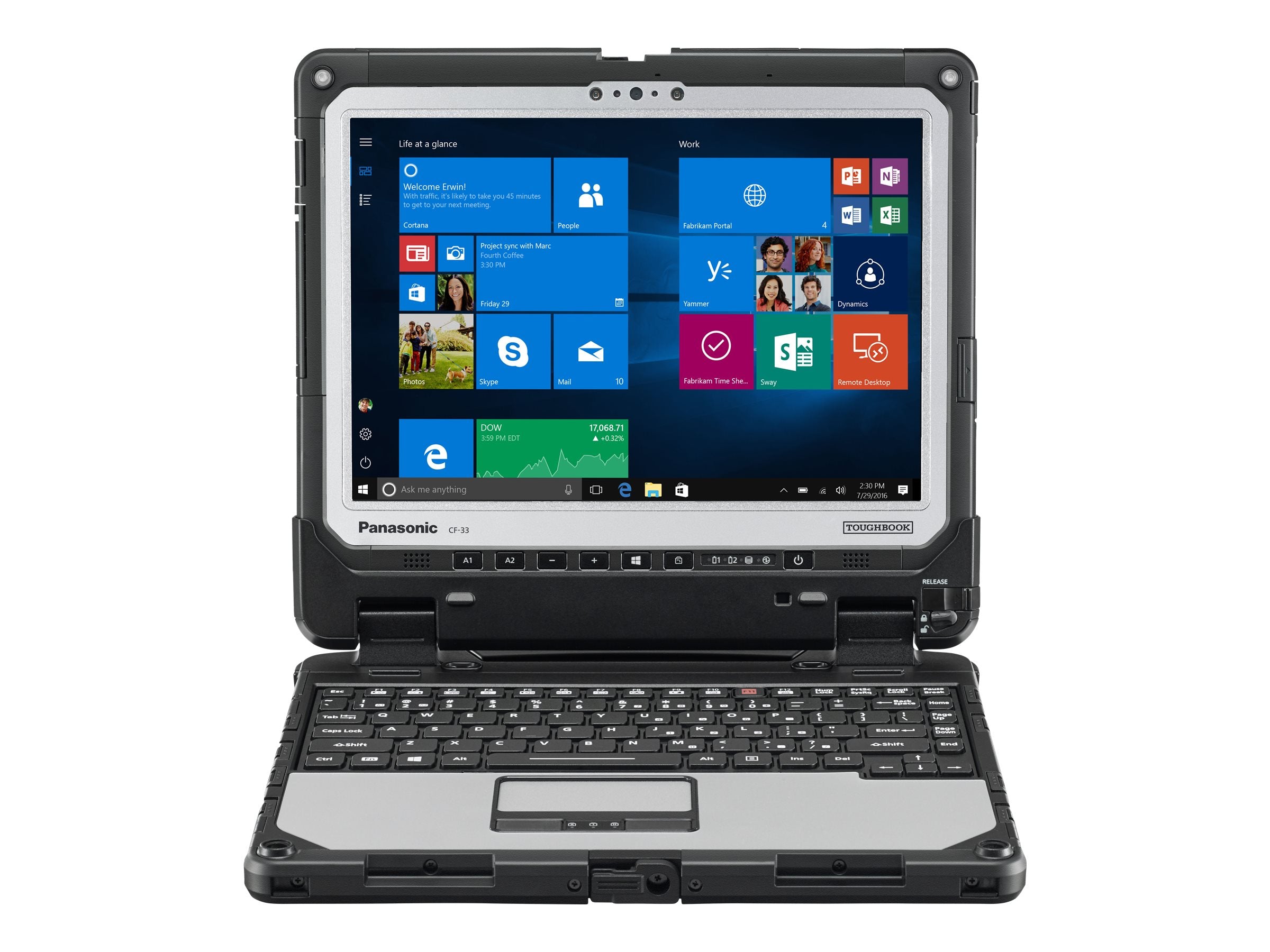 PANASONIC TOUGHBOOK MK2 CF-33 Tablet im Einsatz