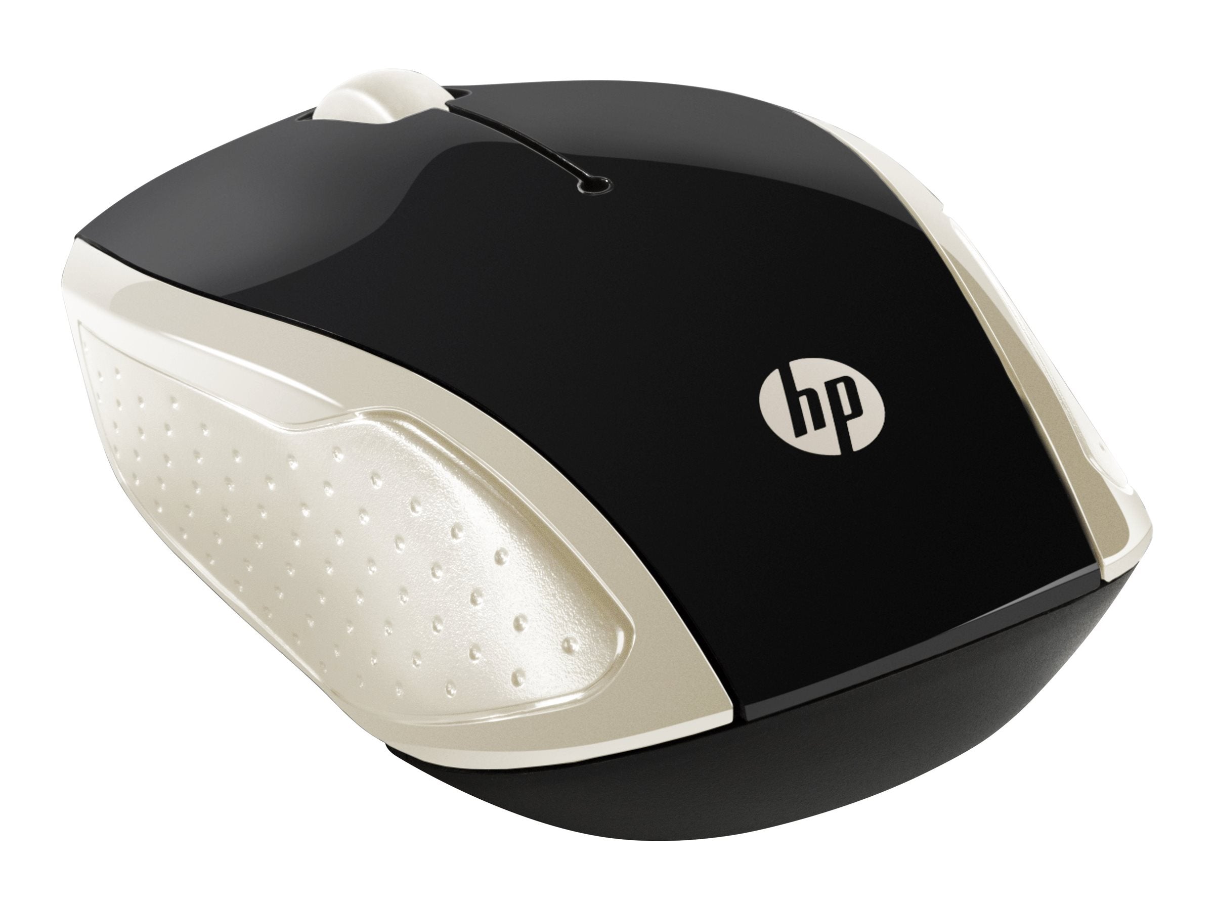 HP 200 Silk Gold Wireless Mouse Seitenansicht