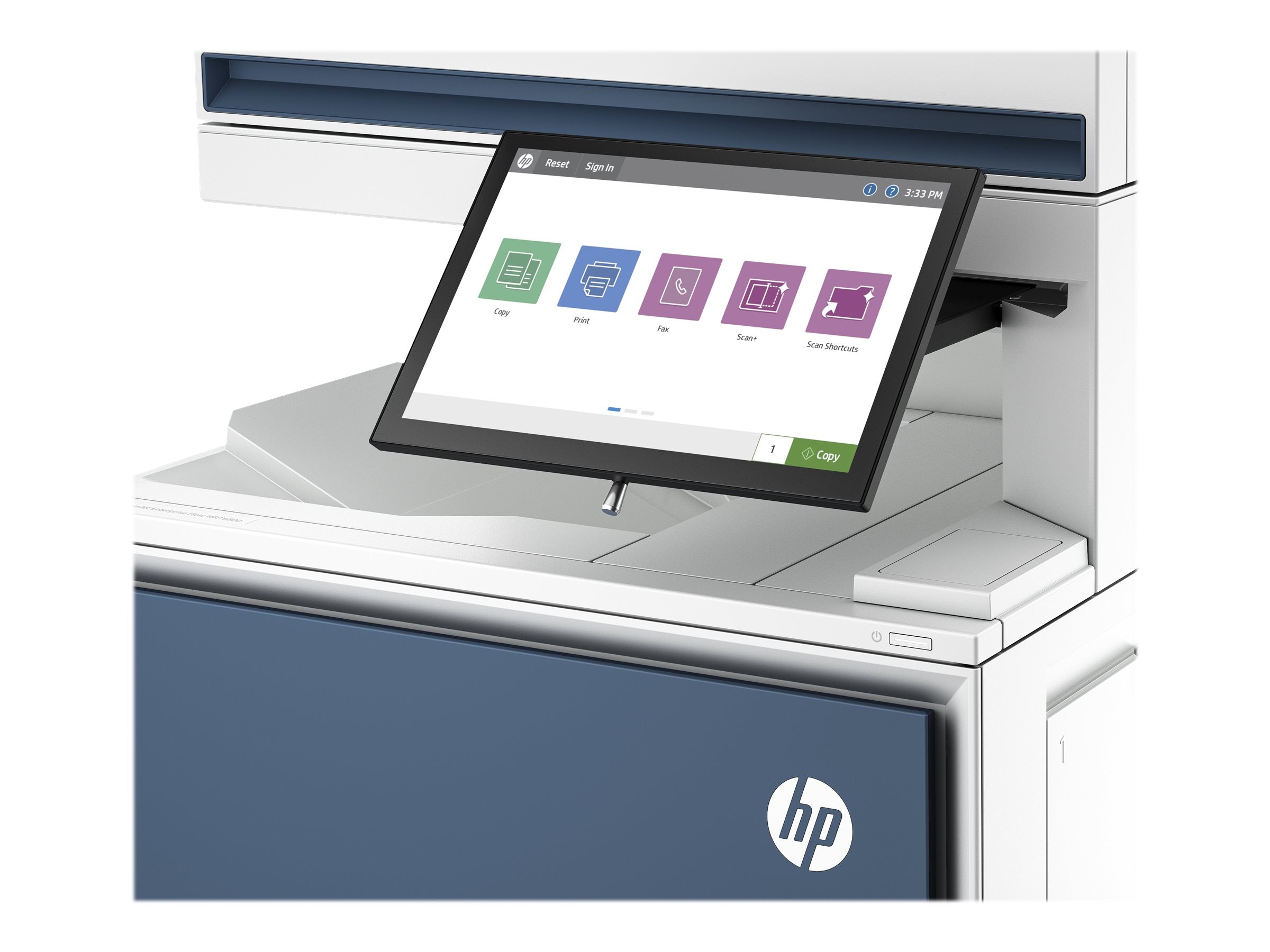 HP LaserJet Enterprise Flow MFP 6800zf MFP Vorderansicht