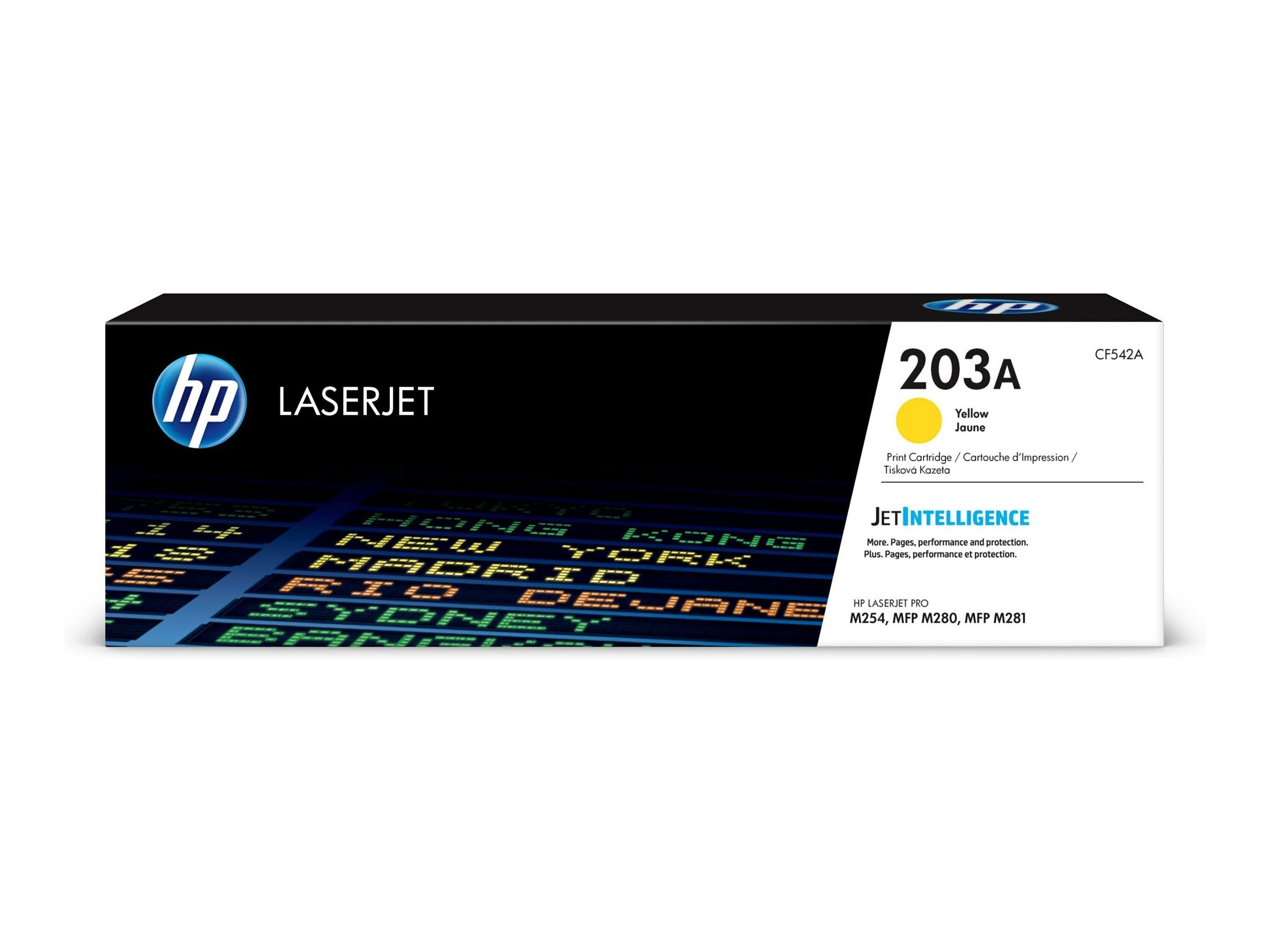 HP 203A Original Yellow LaserJet Toner Cartridge Verpackung