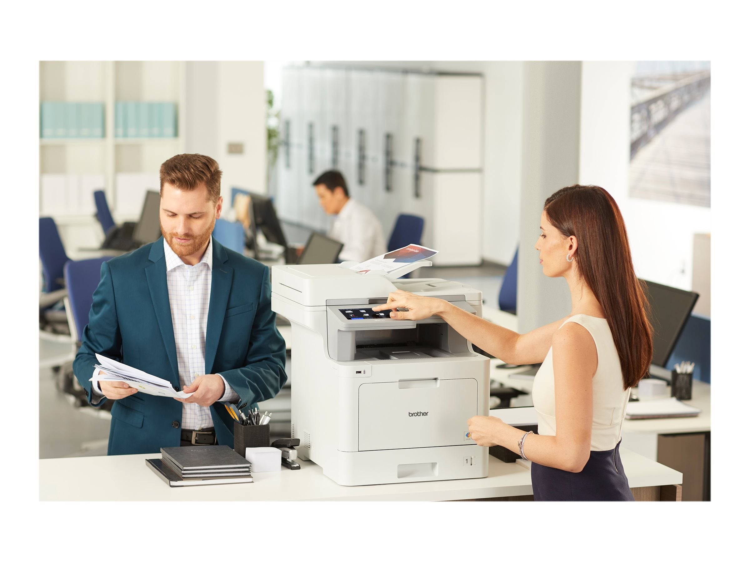 BROTHER MFC-L9570CDW Multifunktionsdrucker Seitenansicht