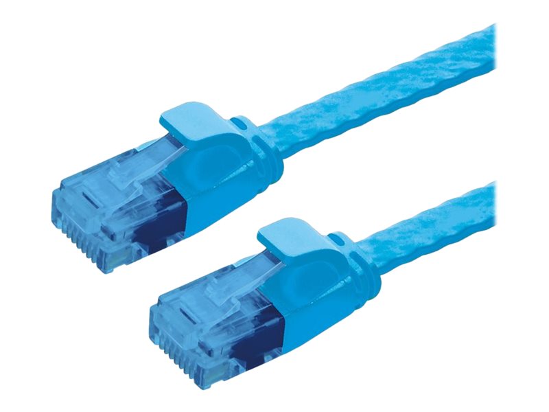 VALUE Patchkabel Kat.6A Class EA UTP extra-flach blau 5m - Vorderansicht