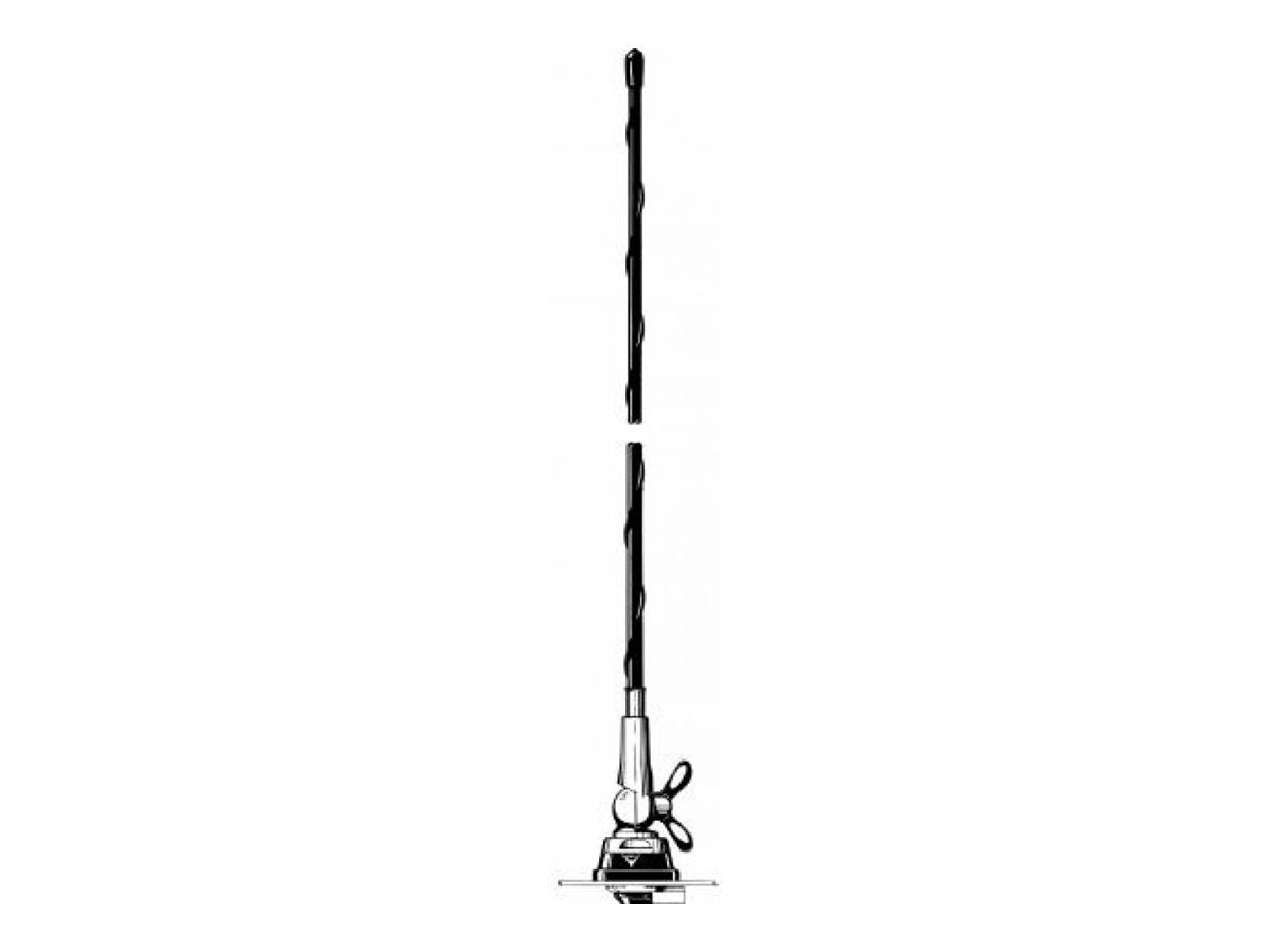 PROCOM DFA 2/70-Z/... Mobile Dual-Band Antenne Vorderansicht