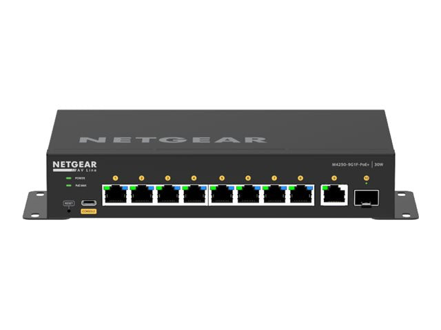 NETGEAR 10PT M4250-9G1F-POE+ Managed Switch Vorderansicht