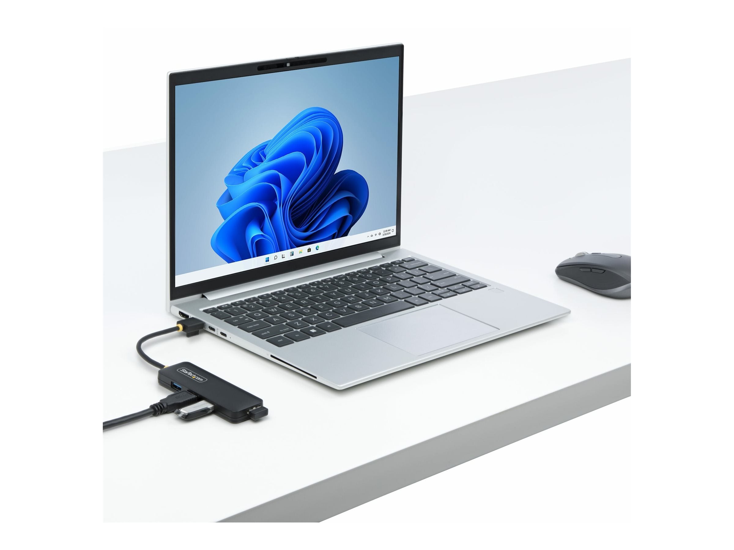 STARTECH.COM 4-Port USB-A Hub 5Gbps USB Busbetrieben Mini USB Hub Multi-Port USB Splitter Desktop USB 3.0 Hub