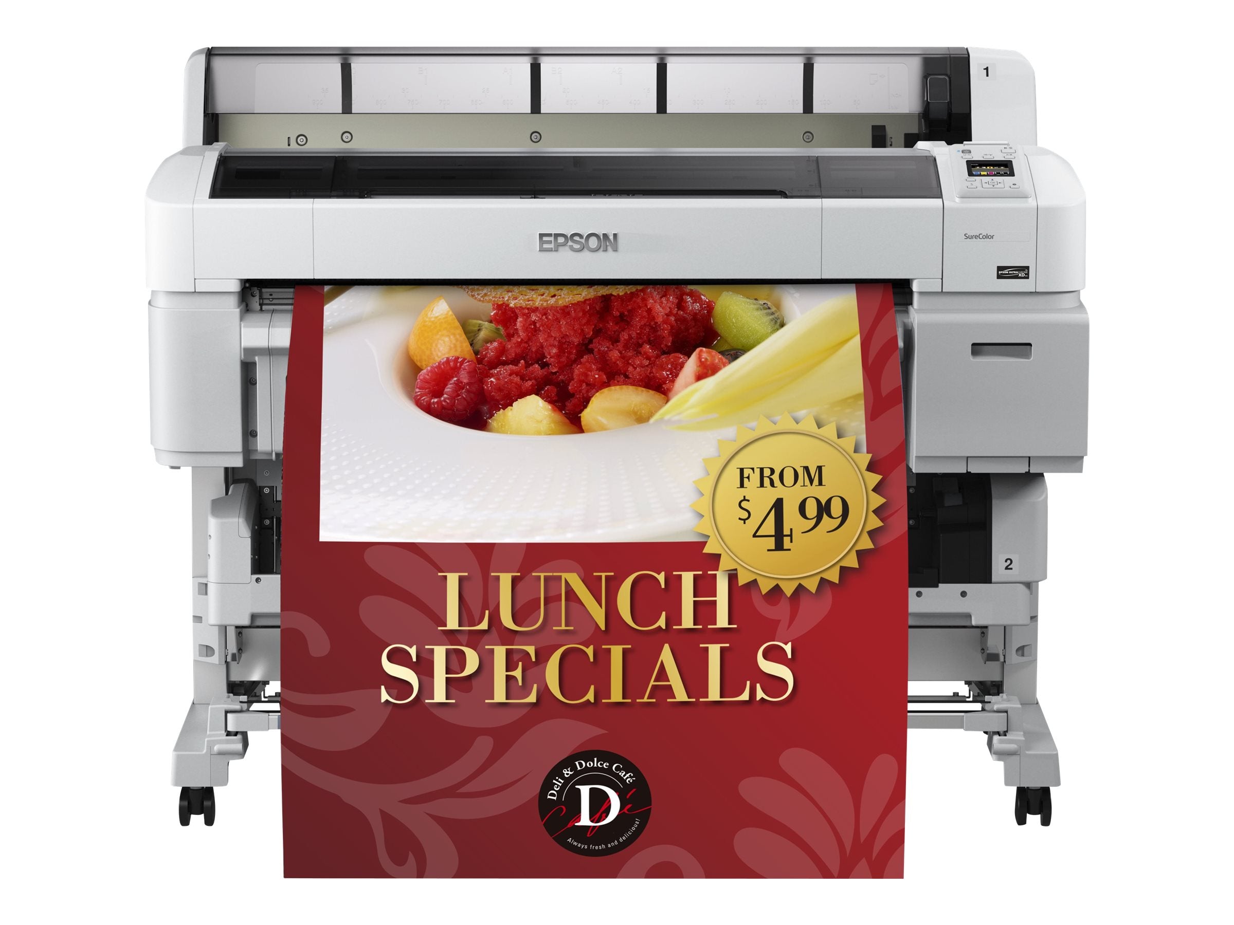 EPSON SureColor SC-T5200 Doppelrolle PostScript Seitenansicht