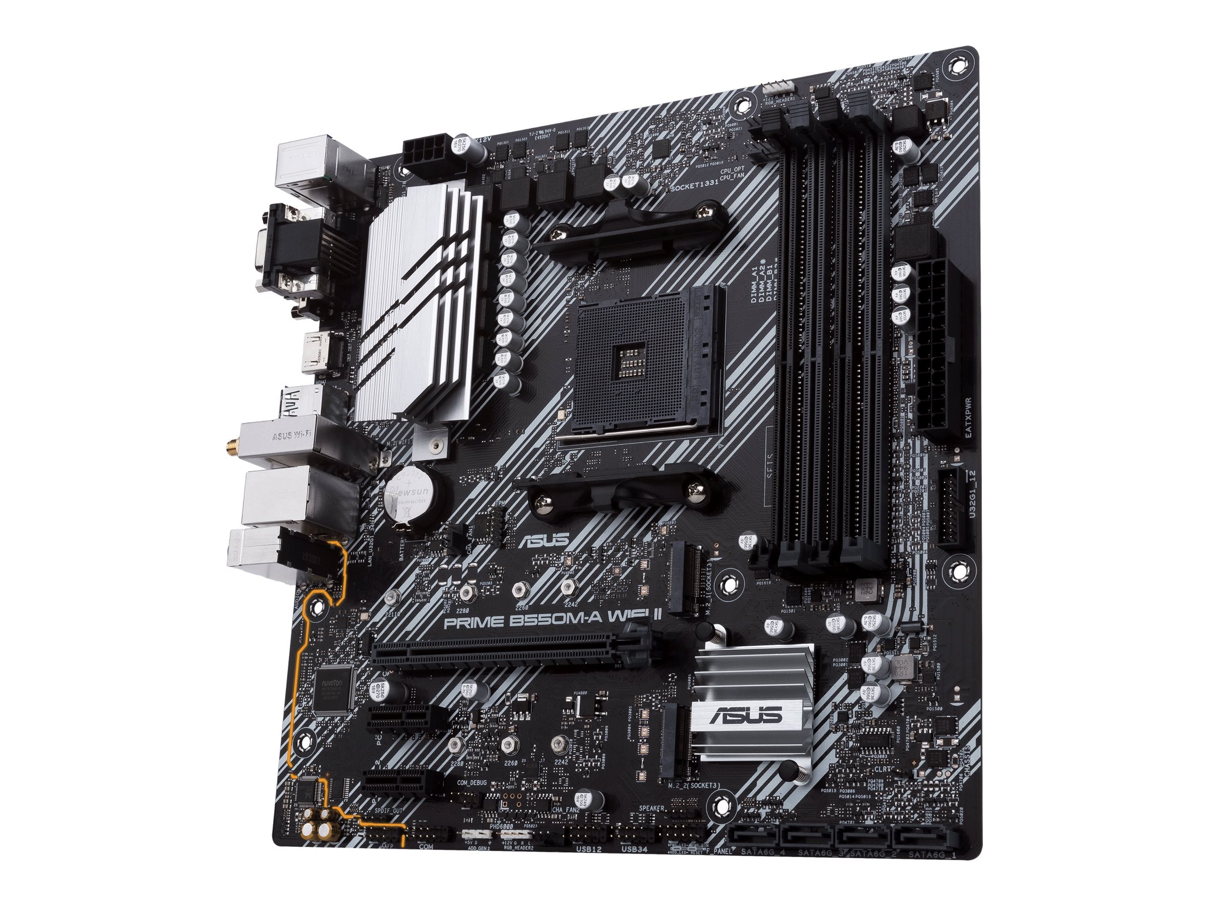 ASUS PRIME B550M-A WIFI II Anschlussmöglichkeiten