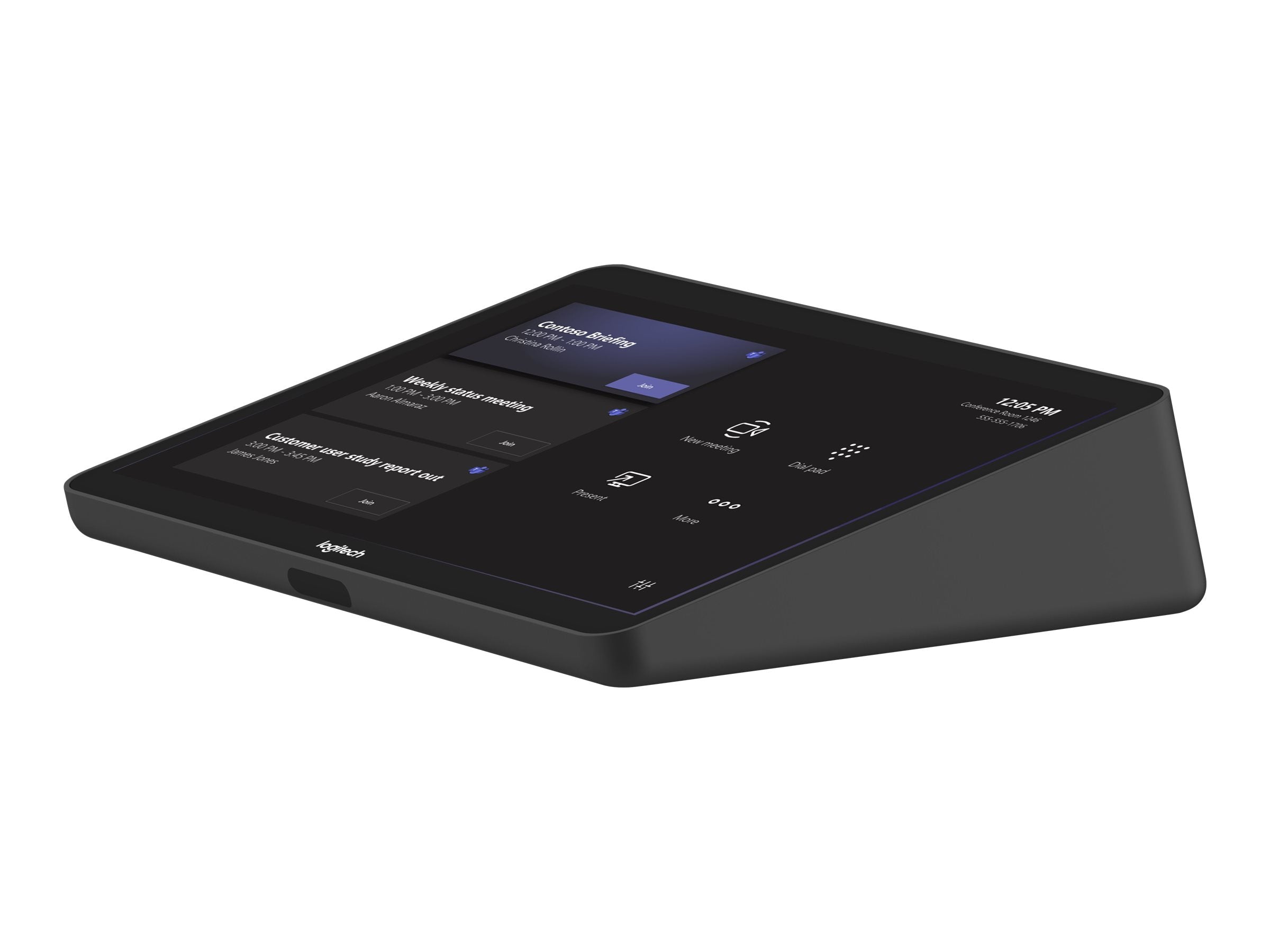 LOGITECH BASE Microsoft Teams Rooms no AV mit Tap - Detailansicht