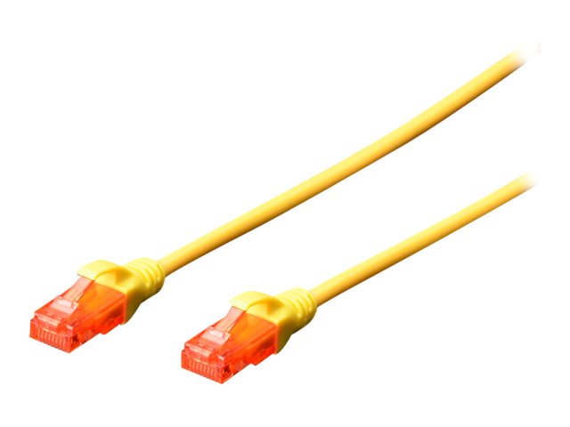 DIGITUS CAT 6 U-UTP Patchkabel Cu LSZH AWG 26/7 Länge 3m Farbe Gelb