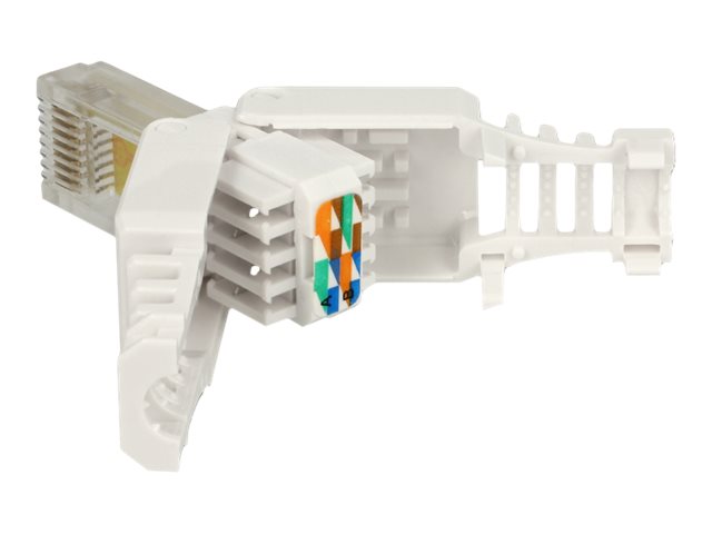 DELOCK RJ45 Stecker Cat.5e UTP werkzeugfrei Vorderansicht
