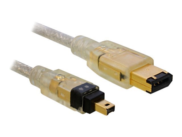 DELOCK Kabel FireWire A 1,0m St6/St4 - Vorderansicht