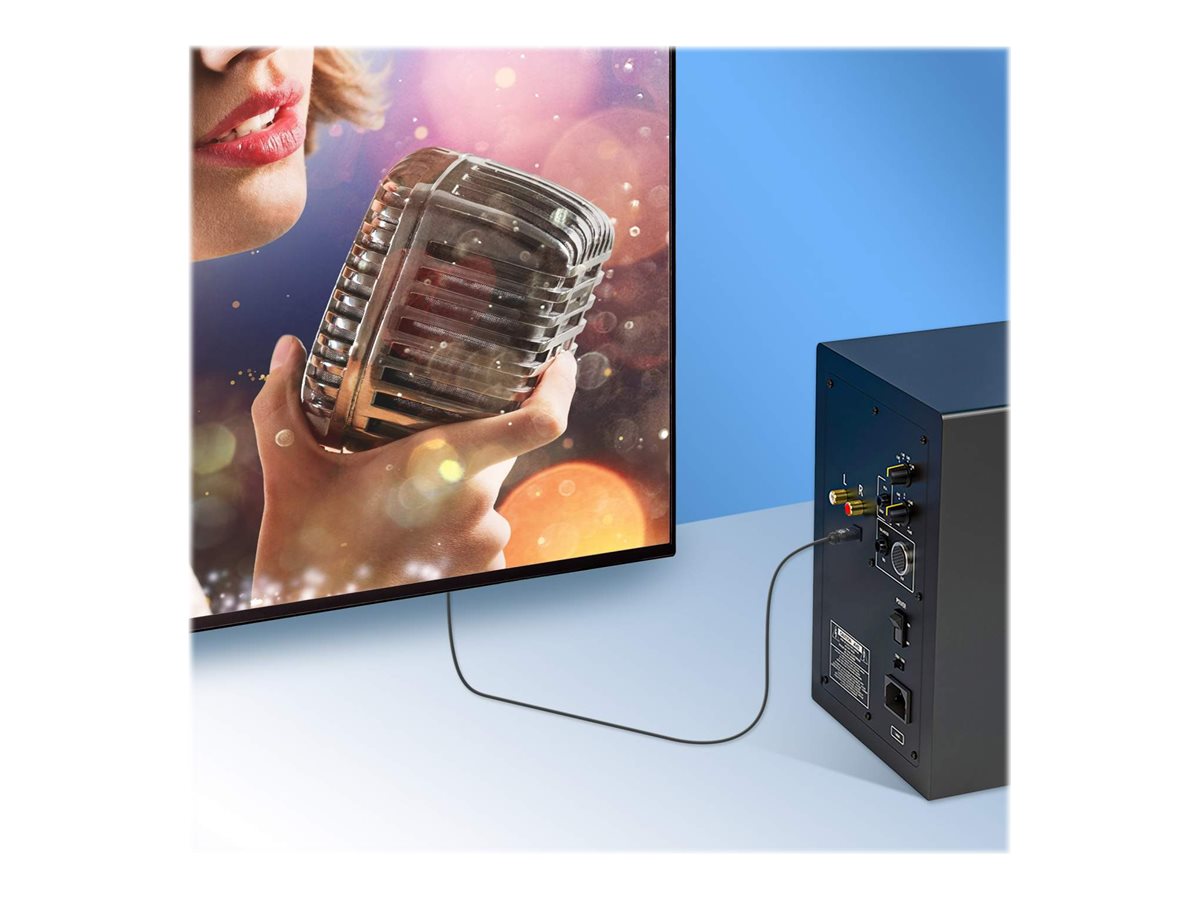 MANHATTAN Toslink Digitales Optisches Audiokabel 2m Verpackung