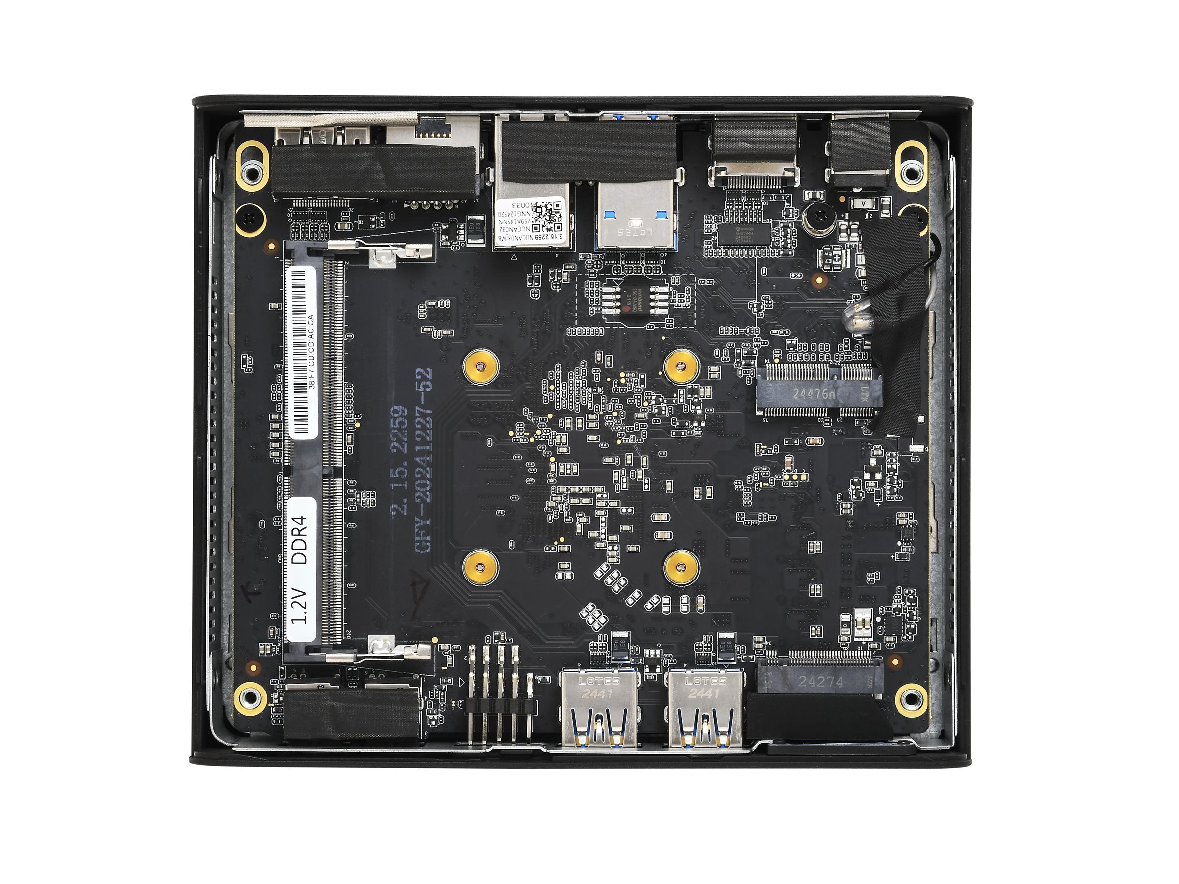 SHUTTLE Barebone XPC Nano NE10N Vorderansicht