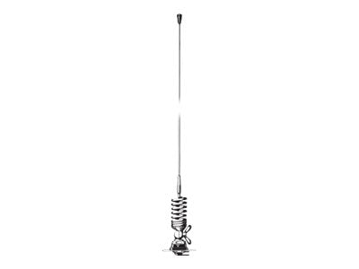 PROCOM MH 3-ZP4R Mobile Edelstahl Stossfeder Antenne Vorderansicht