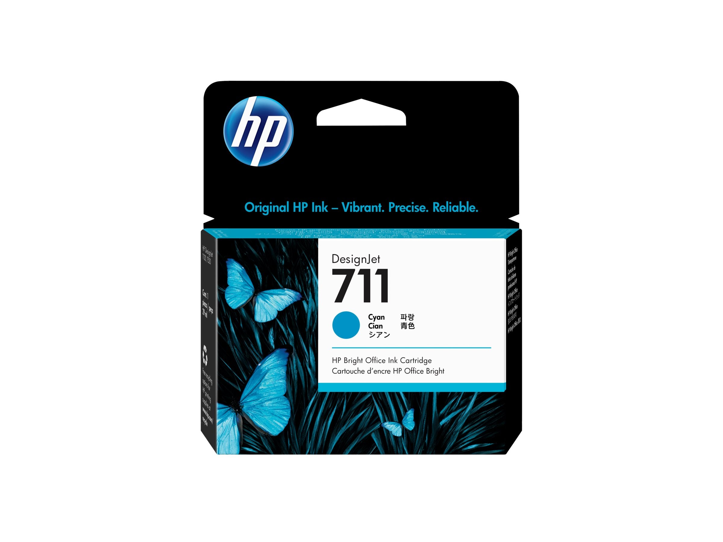 HP 711 Original Tinte cyan Verpackung