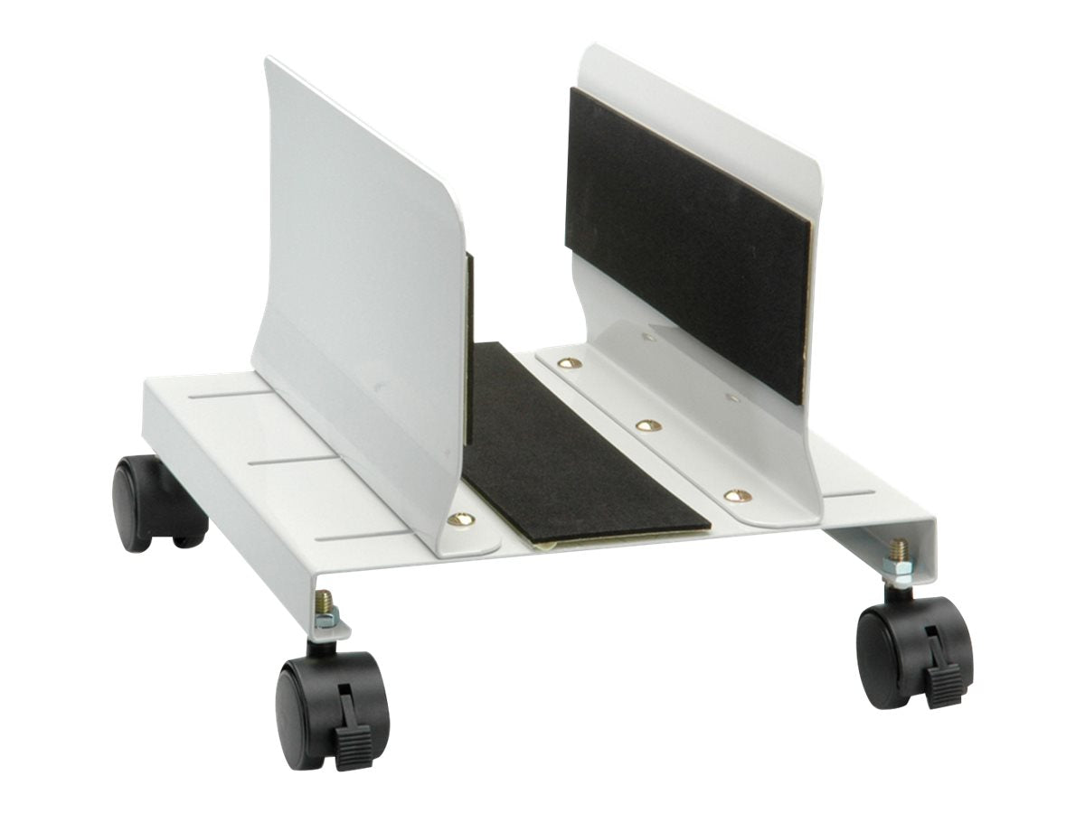 ROLINE PC-Ständer rollbar beige - Detailansicht