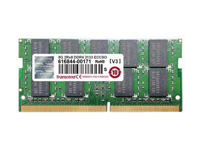 TRANSCEND DDR4 2400 16GB ECC-SO-DIMM Vorderansicht