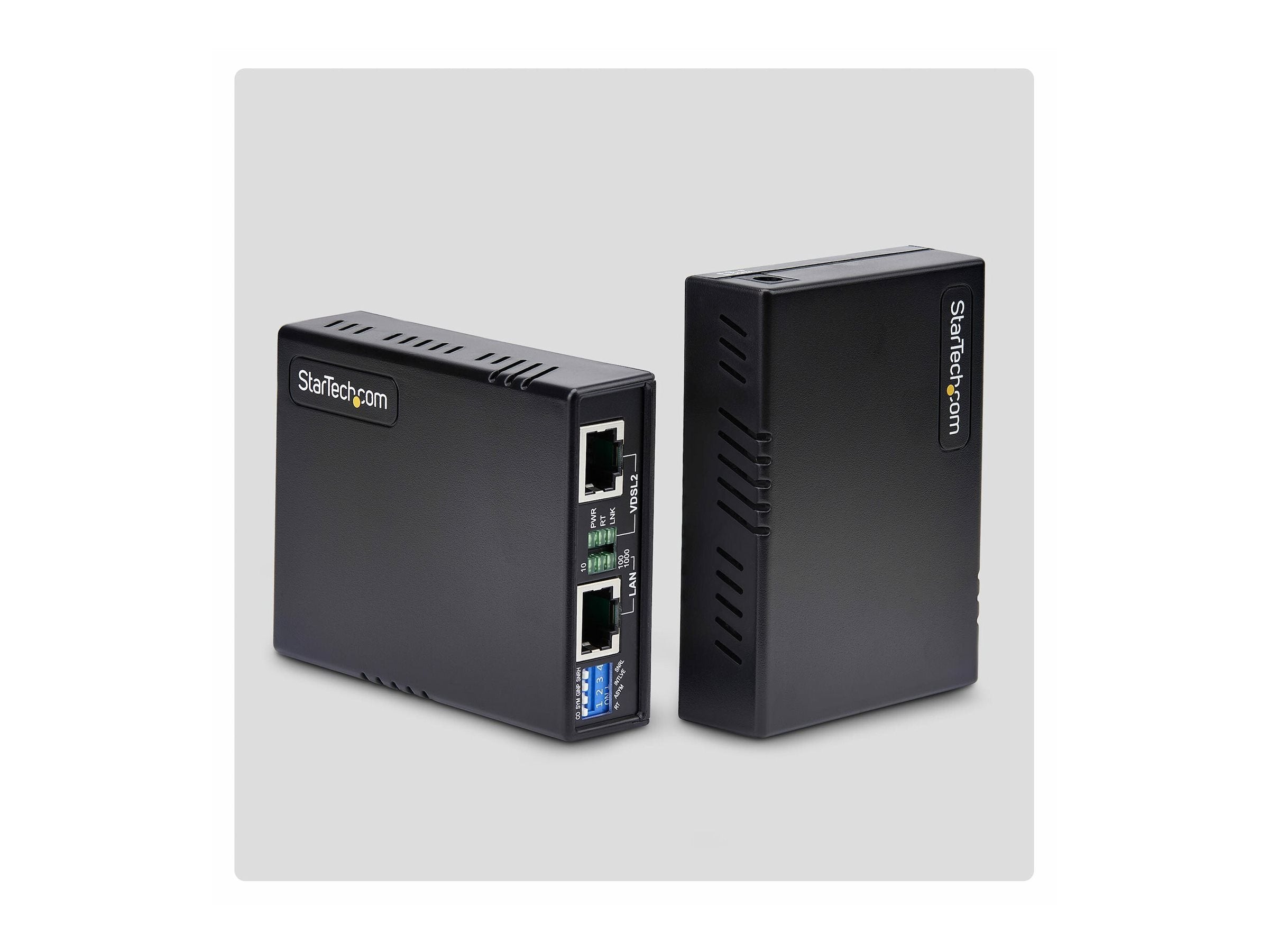 STARTECH.COM VDSL2 Ethernet Extender Kit uber Einzeldraht Langstrecken Repeater bis 1km Ersatz fur 110VDSLEXTEU TAA-konform
