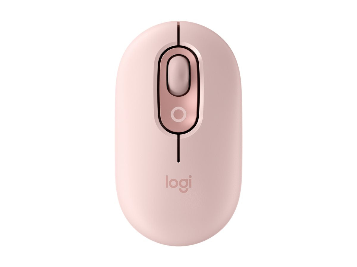 LOGITECH POP Mouse with emoji - ROSE Seitenansicht