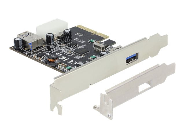 DELOCK PCIe x4 SuperSpeed USB 10 Gbps Vorderansicht