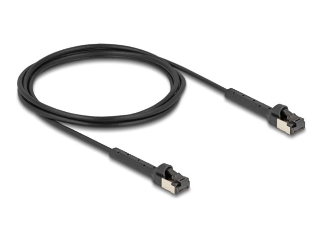 DELOCK RJ45 Slim Netzwerkkabel Cat.8.1 U/FTP Vorderansicht
