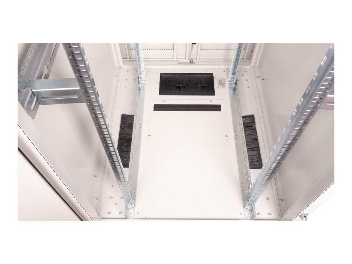 ROLINE Serverschrank 48,26cm 19Zoll 36 HE 800x1000 BxT grau - Vorderansicht