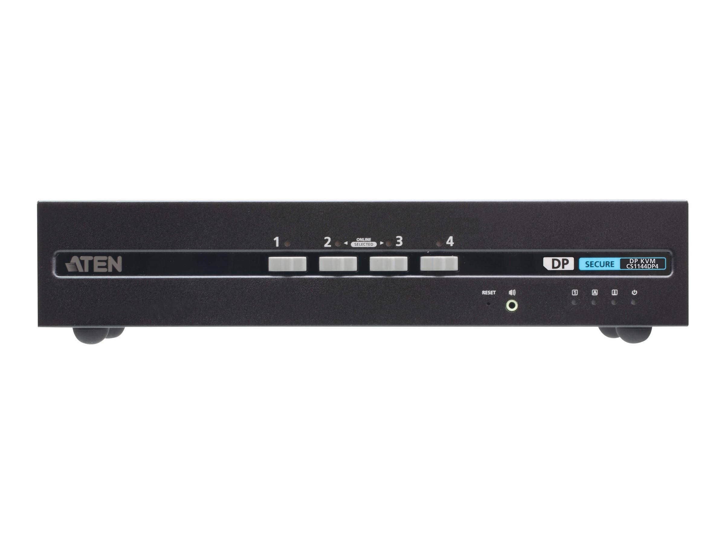 ATEN CS1144D4C 4-Port USB DVI Dual Display Secure KVM Switch Vorderansicht