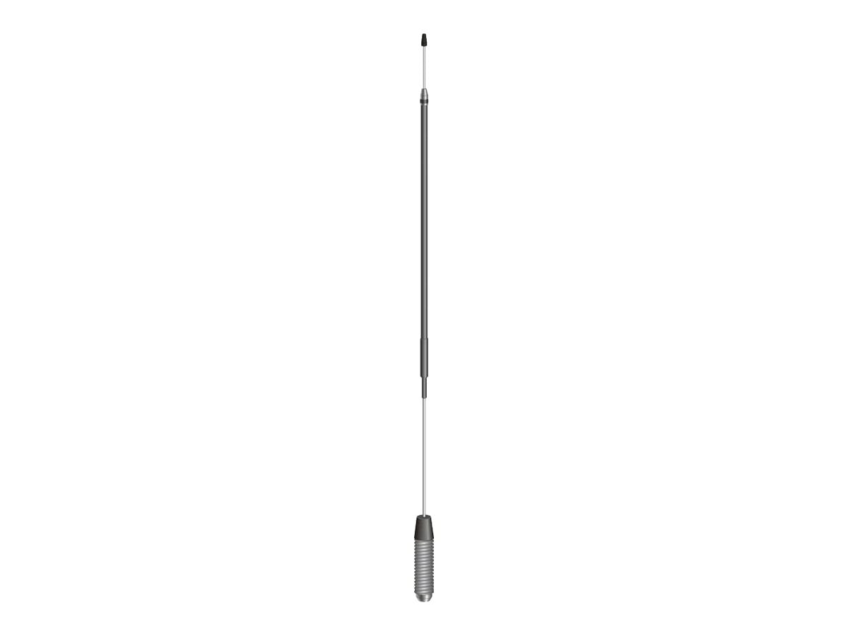 VIMCOM Stahlstrahler 27MHz kurz 1/4 mit Feder IG-AG M6 - Vorderansicht