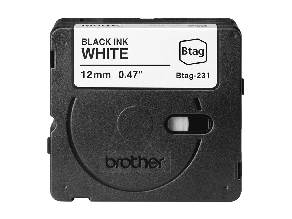 BROTHER BTAG231 Ribbon Black on White - Nutzung im Beschriftungsgerät