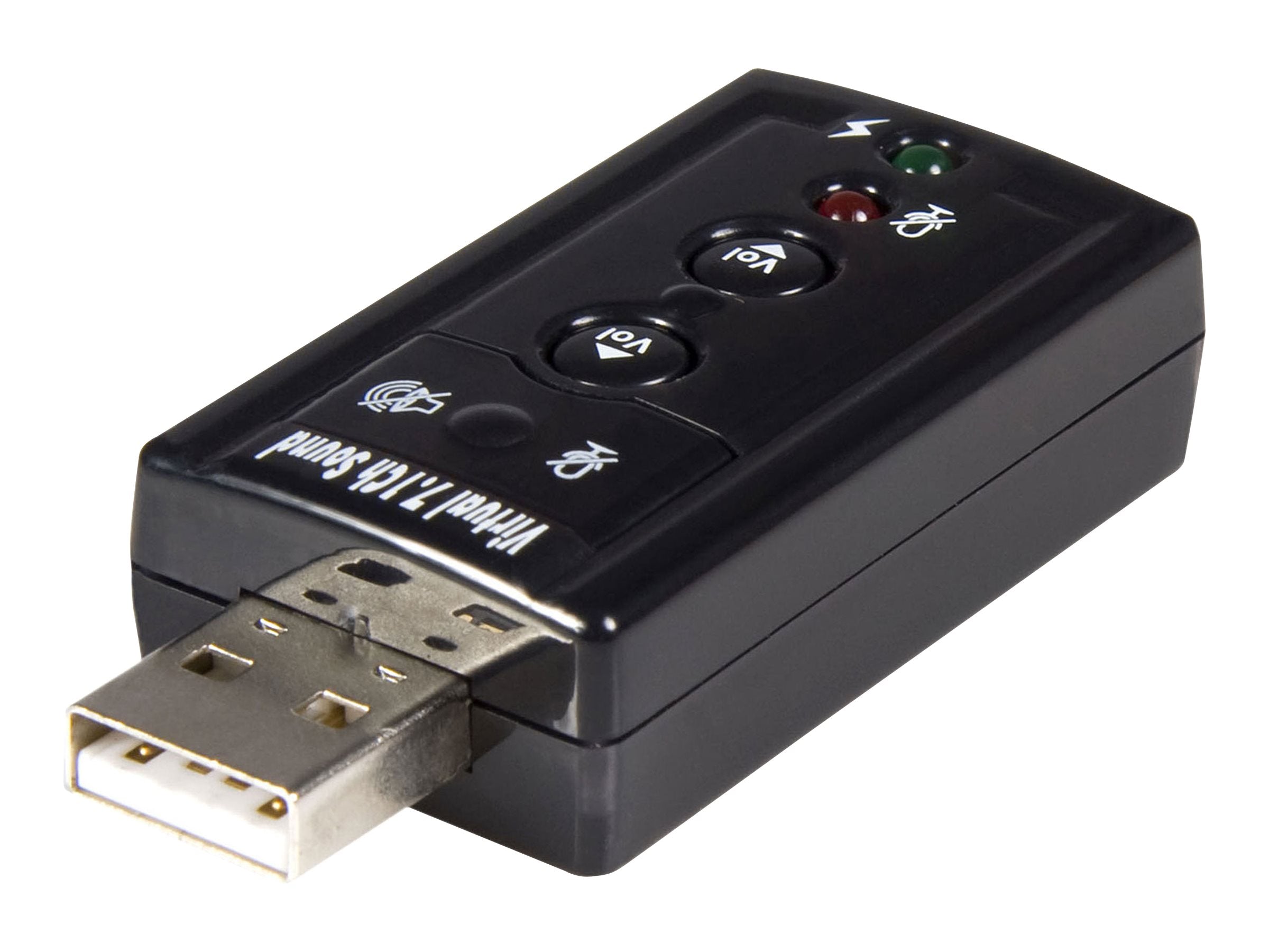 STARTECH.COM Virtual 7.1 USB Stereo Audio Adapter Anschlussansicht
