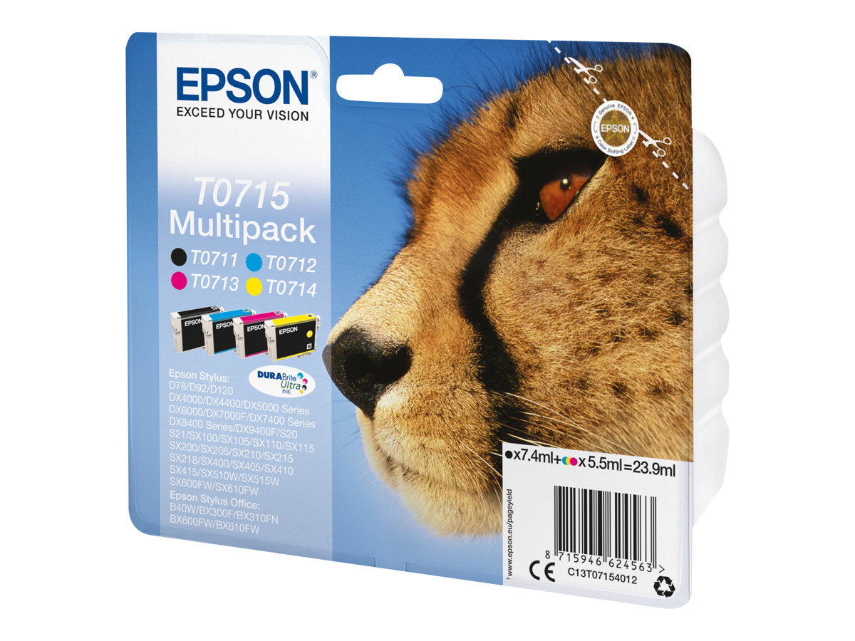 EPSON T0715 Tintenpatrone Vorderansicht