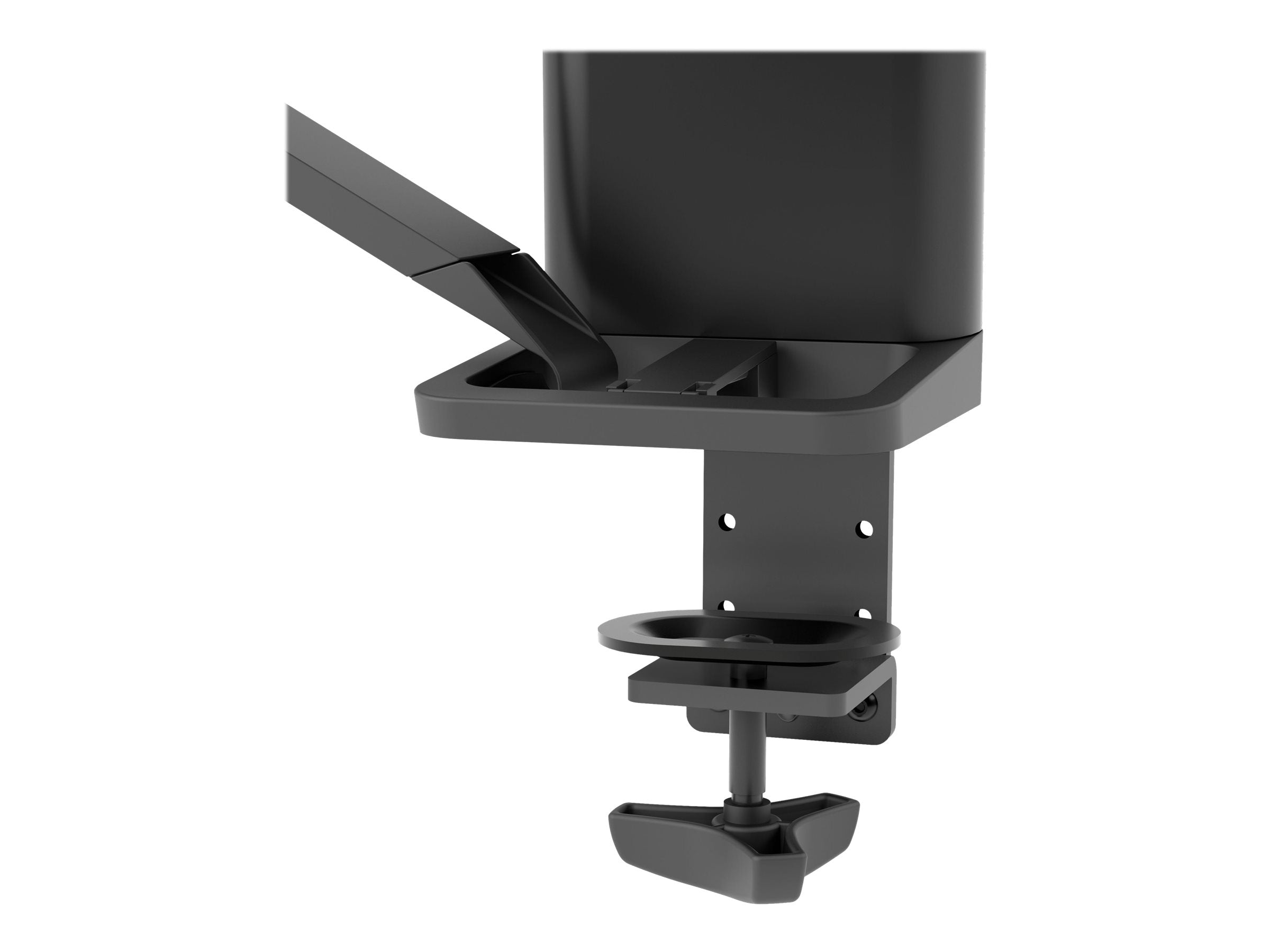 ERGOTRON TRACE Single Monitorhalterung mit patentierter CF-Technologie Matte Black