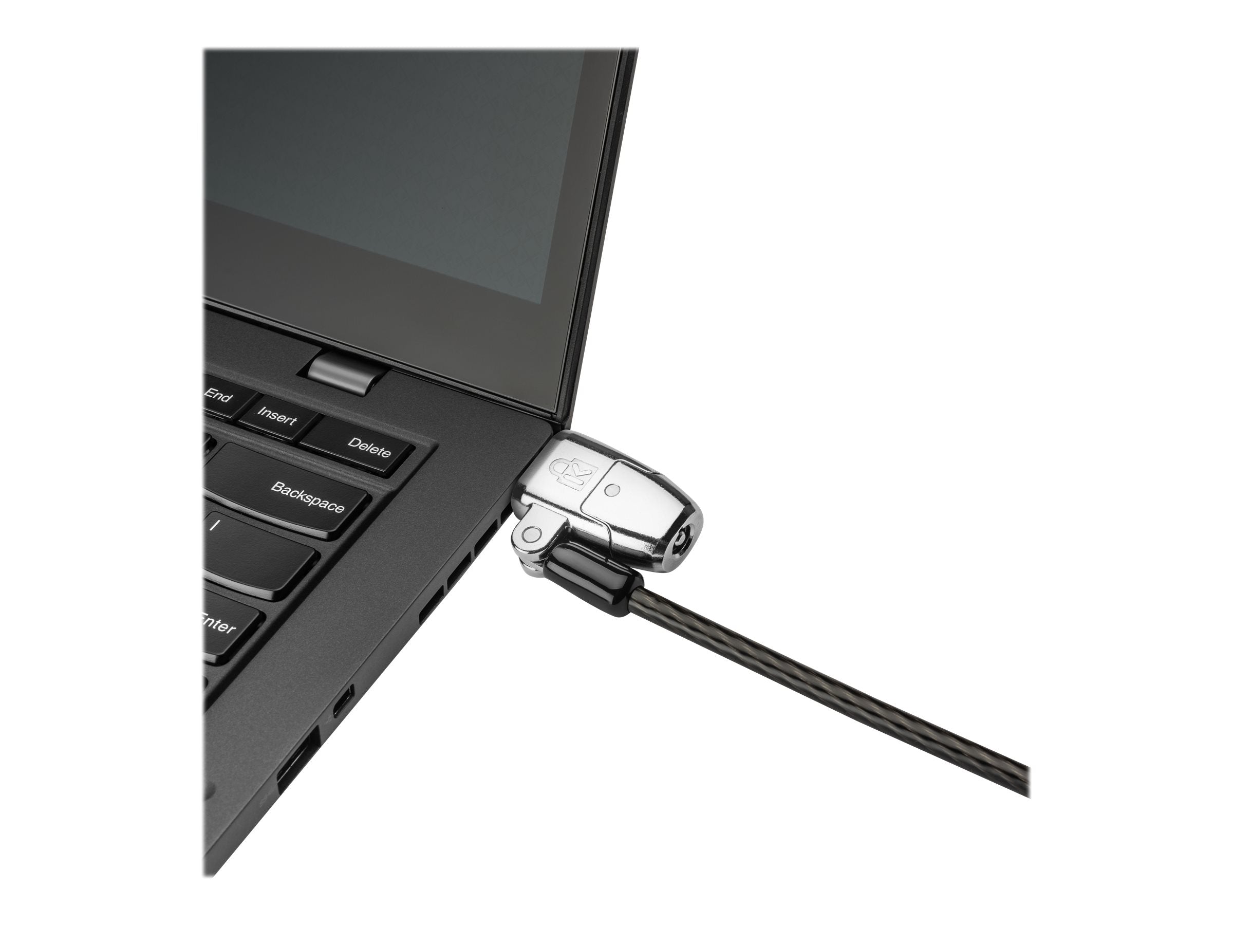 KENSINGTON ClickSafe 2.0 Universelles 3-in-1 Laptopschloss Vorderansicht