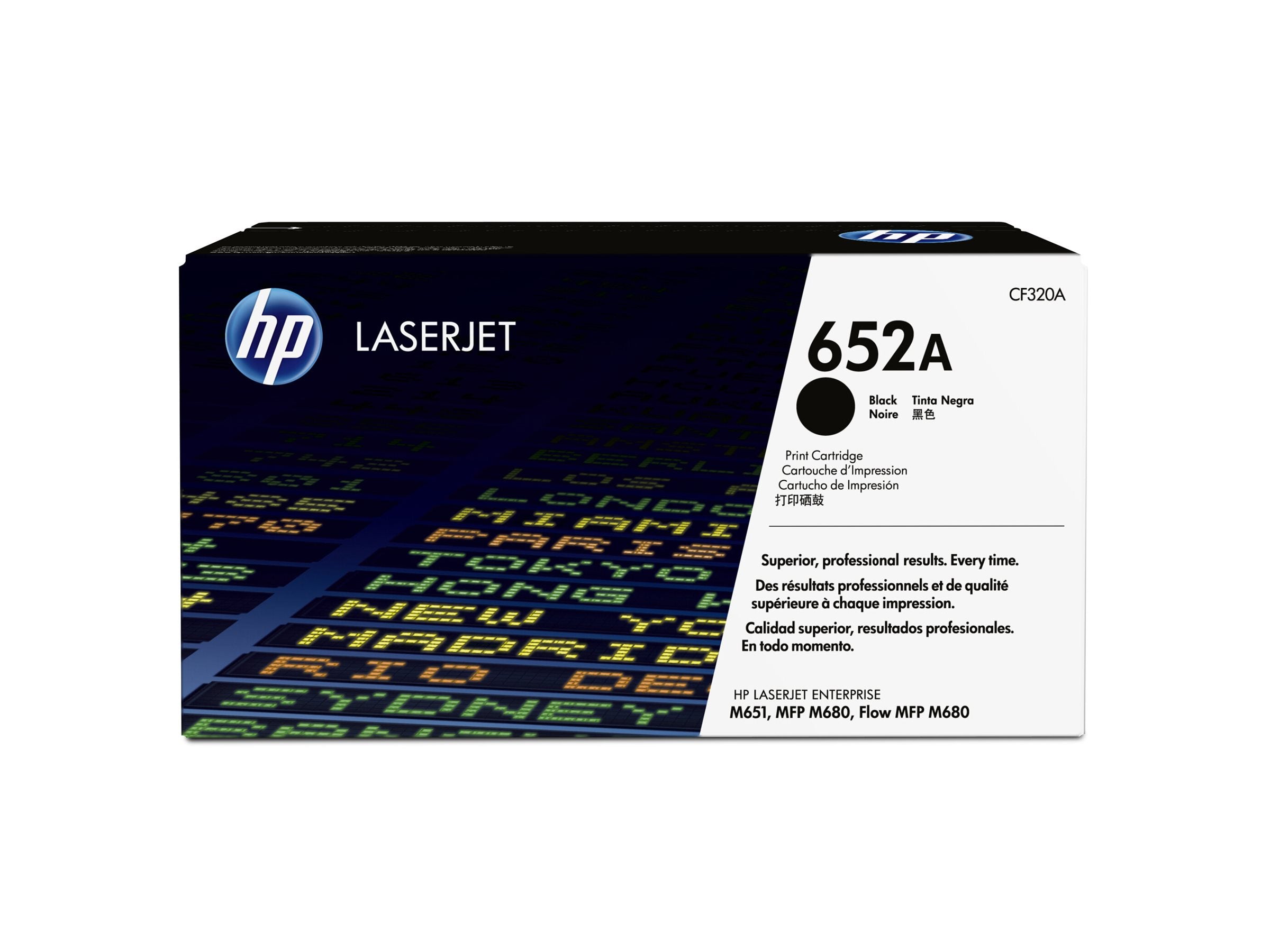 HP 652A Original Toner schwarz Detailansicht