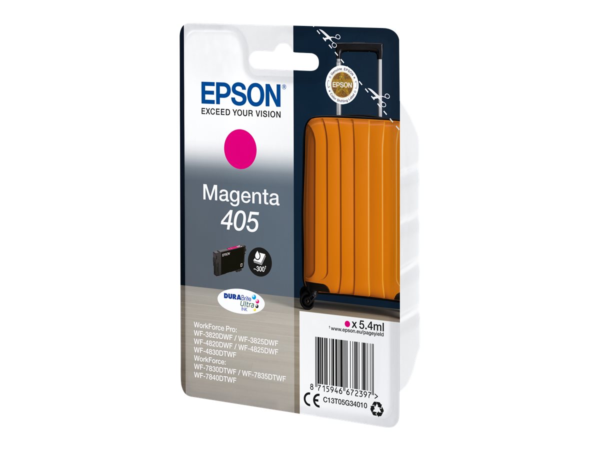 EPSON 2LB Singlepack Magenta 405 DURABrite Ultra Ink w/s - Detailansicht