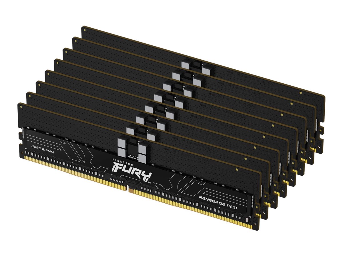 KINGSTON 128GB 6000MT/s DDR5 ECC Reg CL32 DIMM Kit of 8 FURY Renegade Pro EXPO - Vorderansicht