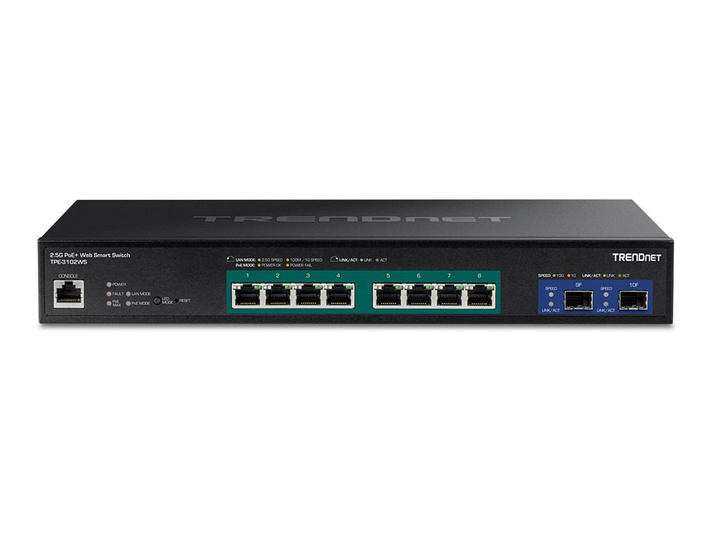 TRENDNET TPE-3102WS 10-Port 2.5G Switch Verpackung